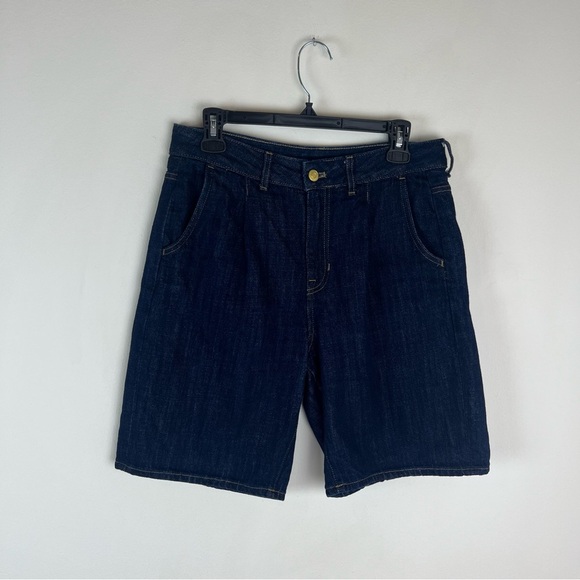NWOT J. Crew Midlength Denim Jean Long Shorts in Indigo Dark Wash Size 27 - Picture 4 of 8